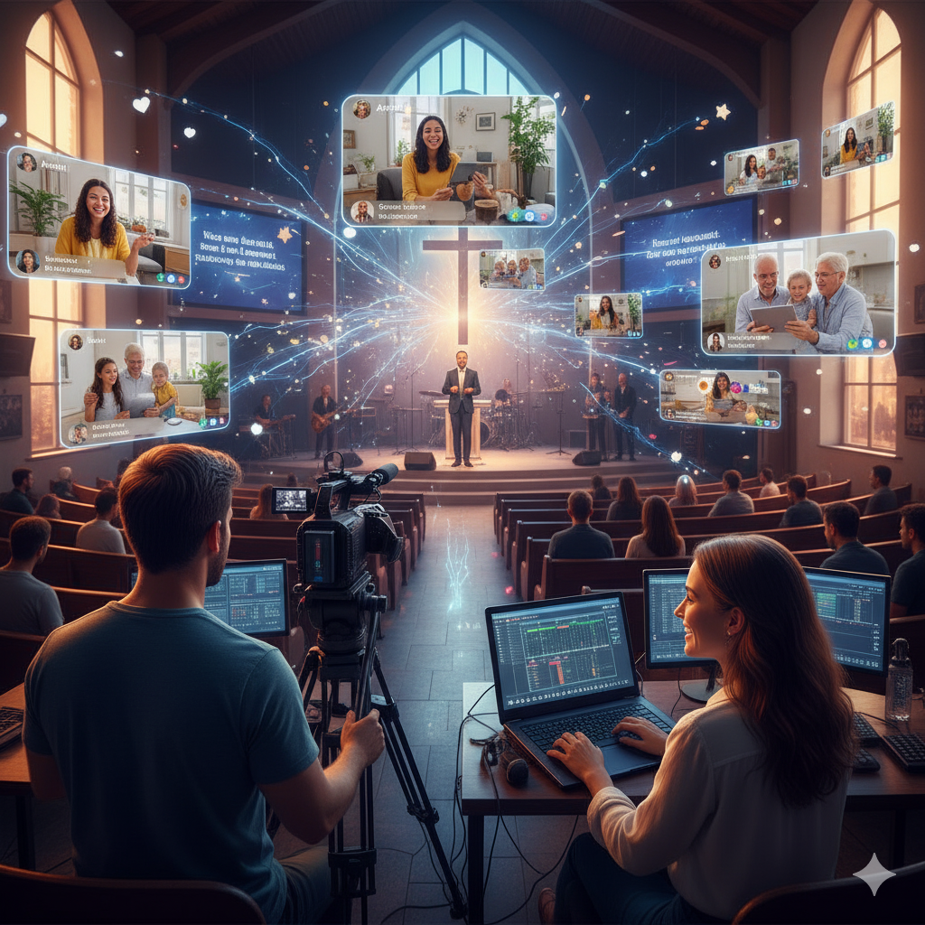 Igreja ao Vivo na Internet: Da Transmissão à Conexão Real em 2025